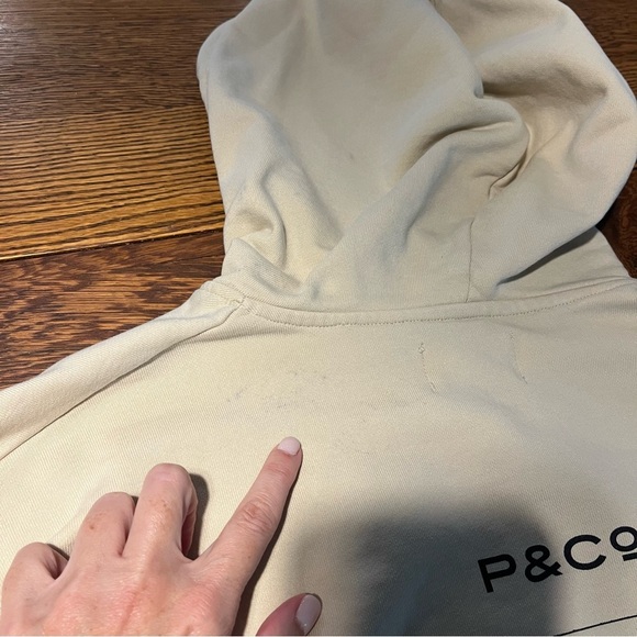 P & Co A Mindset For Purposeful Living Tan/Cream Hoodie Unisex- Small - Picture 6 of 10